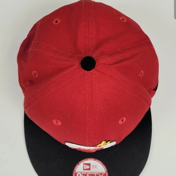 New Era NBA Hardwood Classics Miami Heat Red Snapback Hat Med/large - Picture 3 of 8